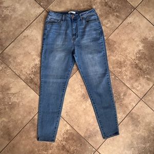 Forever 21 High Rise Straight Leg Jeans